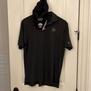 Southern marsh black polo men’s size M and imperial golf hat -MB logo on both